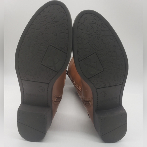 128- Sam & Libby Riding Boots Size 7 1/2 Brown color - Picture 6 of 8